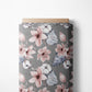0.5m BIO French Terry Eves Flowers grey *VORBESTELLUNG*