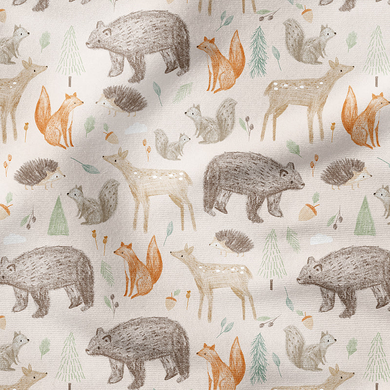 0.5m BIO French Terry Woodland cotton *STOFFÜBERSICHT*