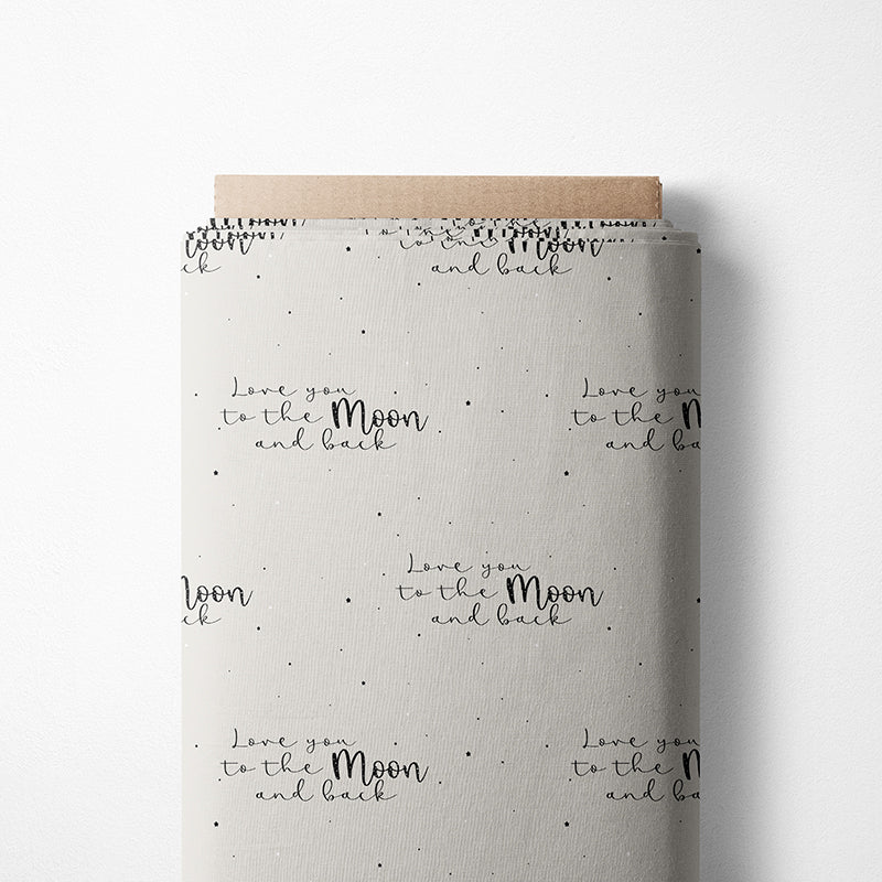 0.5m BIO Ribjersey Love you to the Moon stone