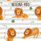 0.5m BIO French Terry Lions grau *VORBESTELLUNG*