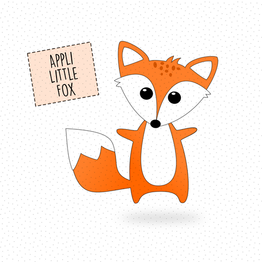 Applikationsvorlage Fuchs "Little Fox" - FREEBOOK