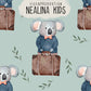 0.5m BIO French Terry Koala auf Reisen *VORBESTELLUNG*