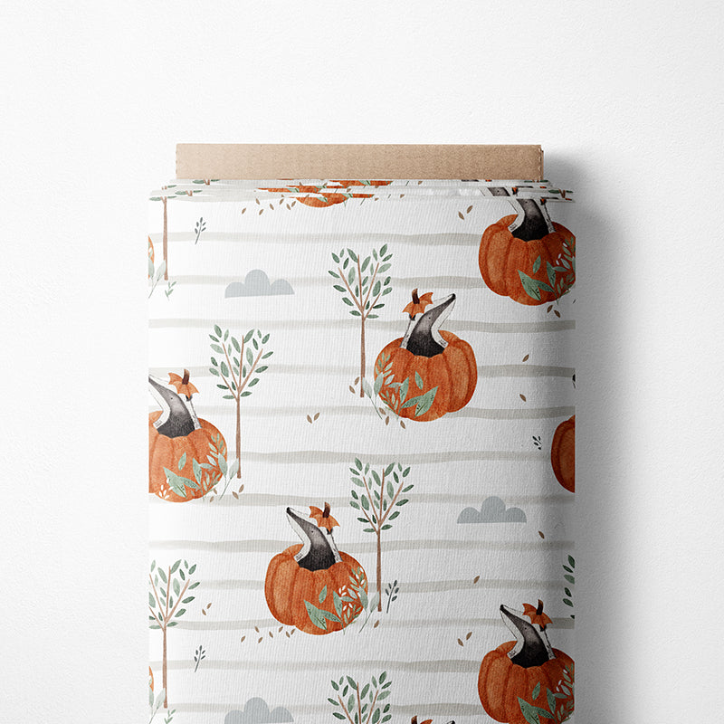 0.5m BIO French Terry Hello Pumpkin *VORBESTELLUNG*