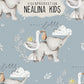0.5m BIO French Terry Hello Little One denim *VORBESTELLUNG*