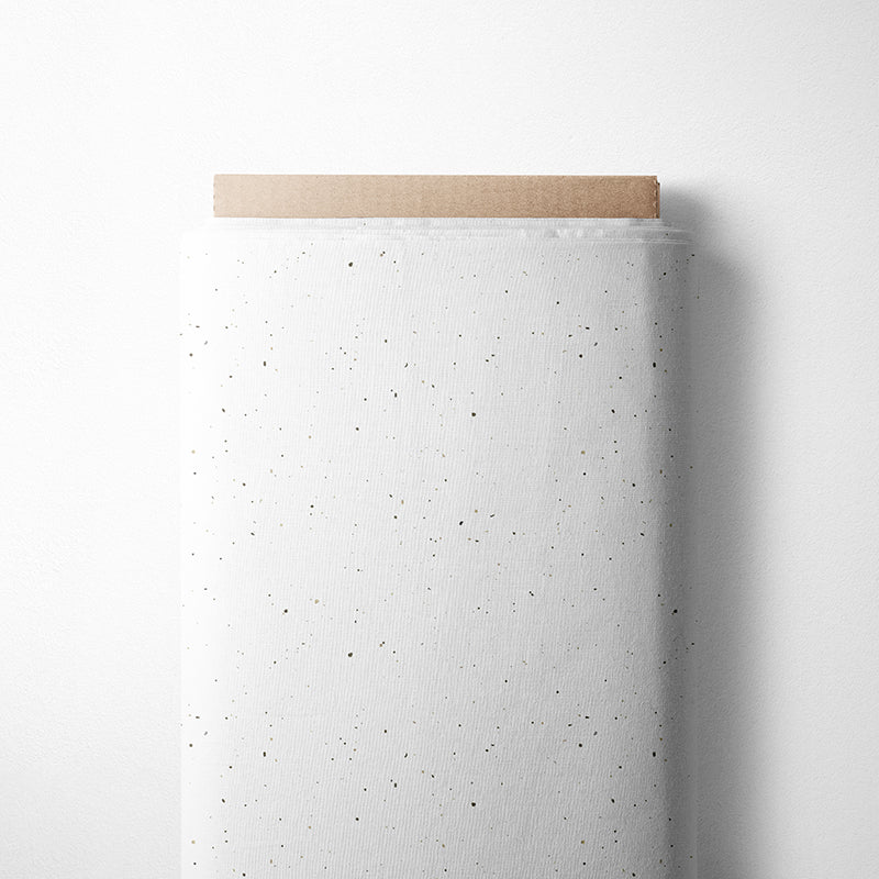 0.5m BIO French Terry Konfetti white
