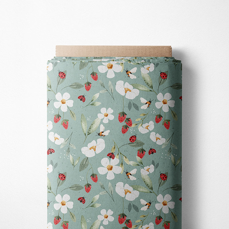 0.5m Biojersey Erdbeerwald aloe