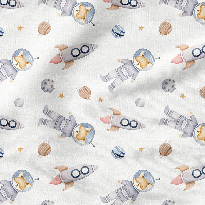 0.5m BIO French Terry Space Fox Linen *VORBESTELLUNG*
