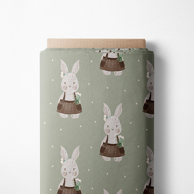 0.5m BIO French Terry Frau Hase *VORBESTELLUNG*