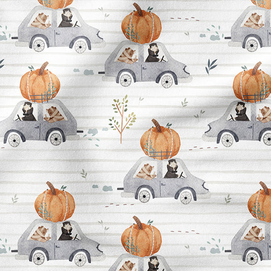 0.5m BIO French Terry Happy Halloween