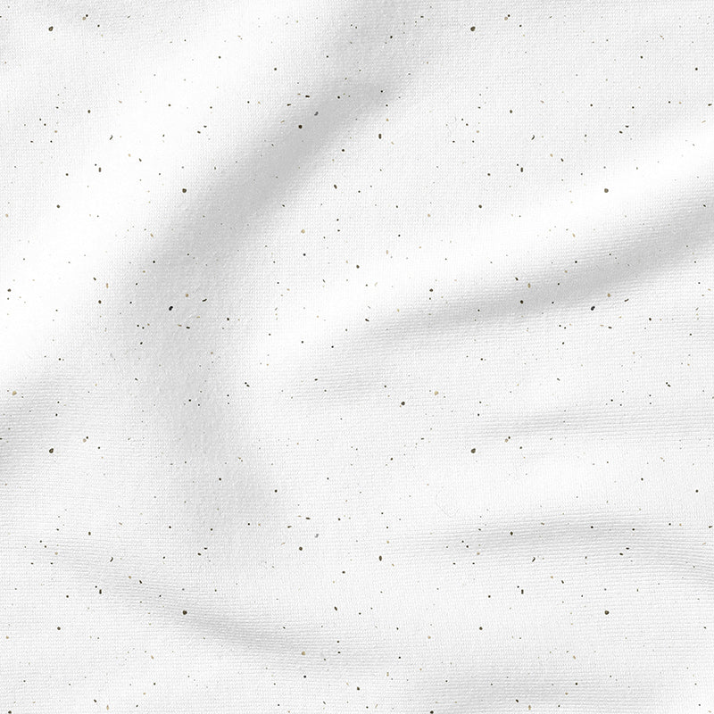 0.5m BIO French Terry Konfetti white