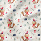 0.5m BIO French Terry Christmas Fox Linen