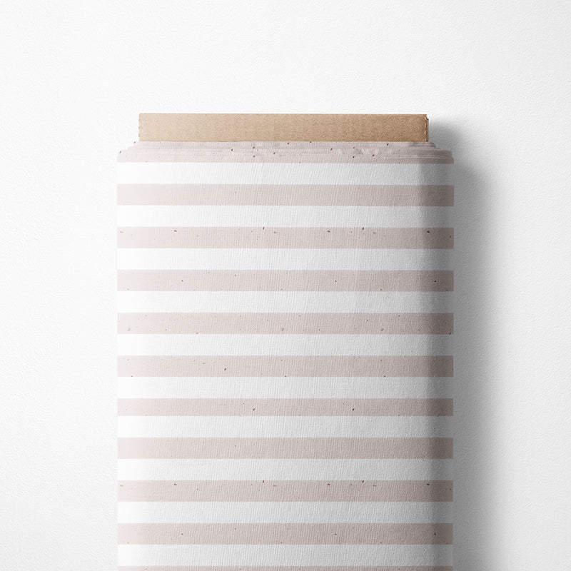0.5m BIO French Terry Stripes rosa *VORBESTELLUNG*