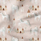 0.5m BIO French Terry Zauberpferd heather *VORBESTELLUNG*