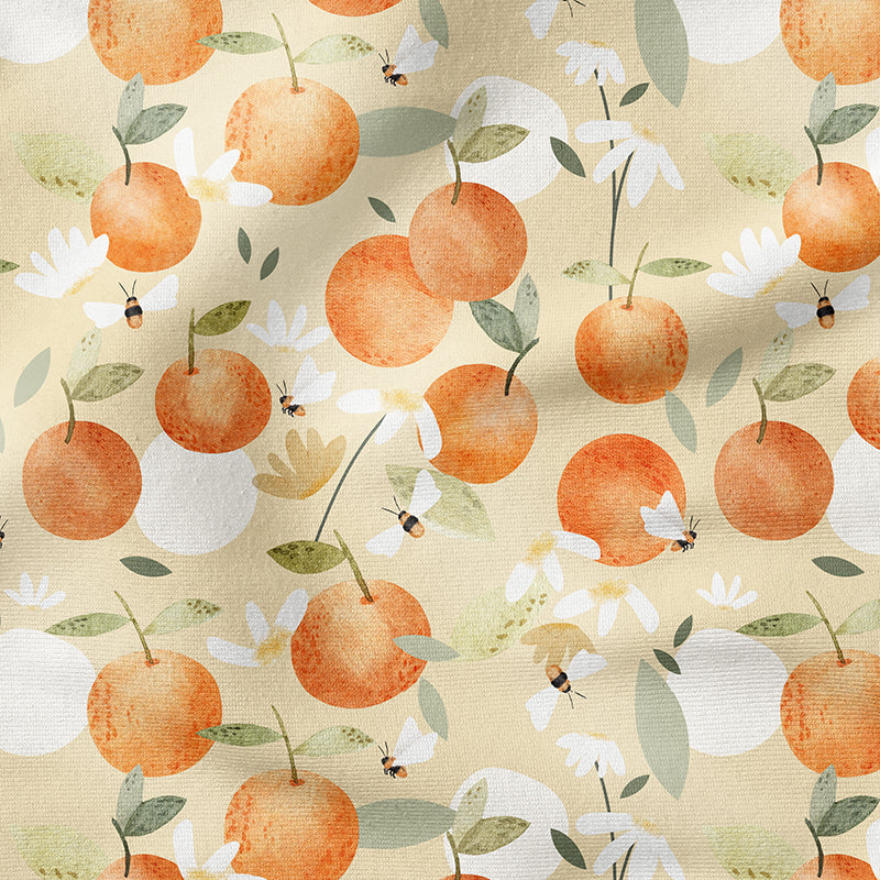 0.5m BIO French Terry Orange cannoli *VORBESTELLUNG*
