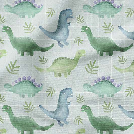 0.5m BIO French Terry Dino Roar *STOFFÜBERSICHT*