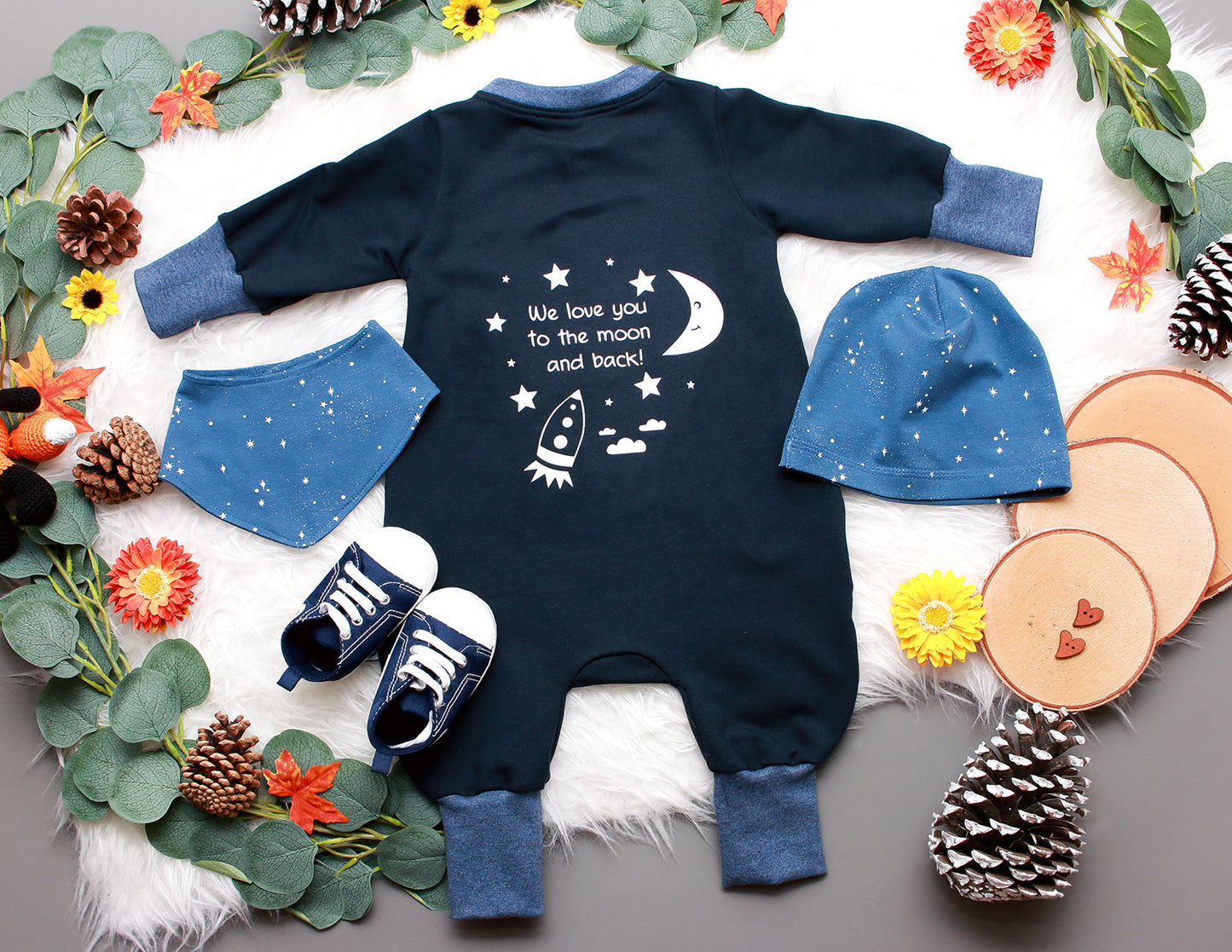 Plotter-Datei "We love you to the moon and back"