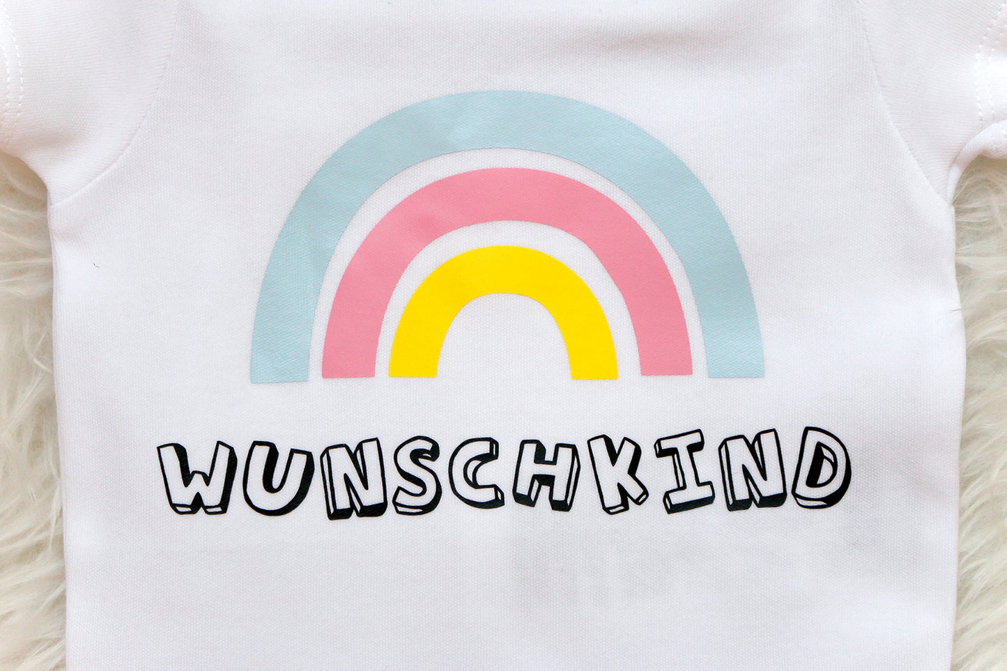 Plotter-Datei Regenbogen "Wunschkind"