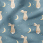 0.5m BIO French Terry Good Night Rabbit *VORBESTELLUNG*