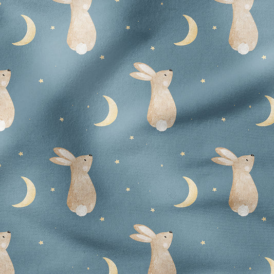 0.5m BIO French Terry Good Night Rabbit *VORBESTELLUNG*