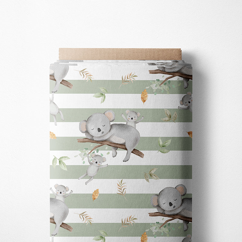 0.5m BIO French Terry Mama Koala - olive *VORBESTELLUNG*