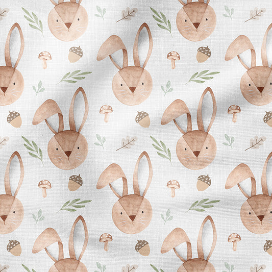 0.5m BIO French Terry Wald-Hase *VORBESTELLUNG*