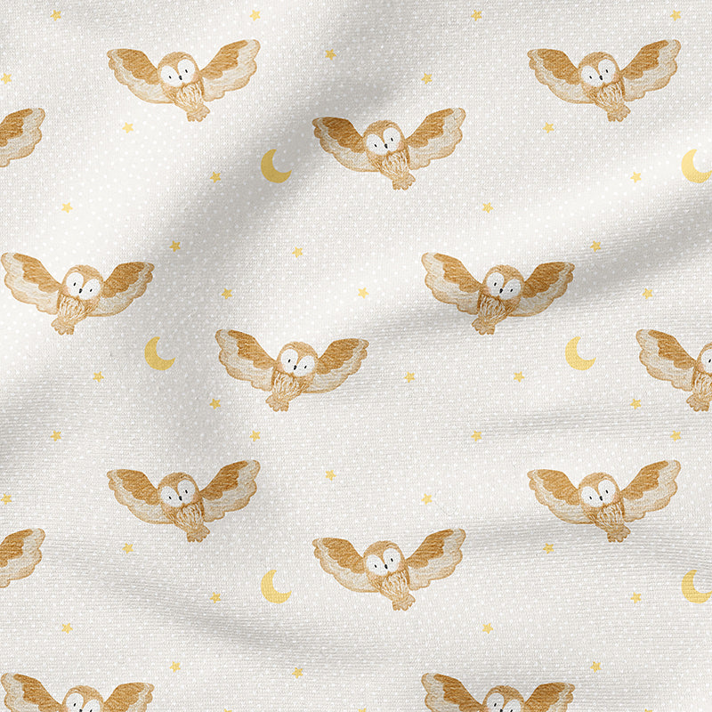 0.5m BIO French Terry Little Owl Dotty *VORBESTELLUNG*