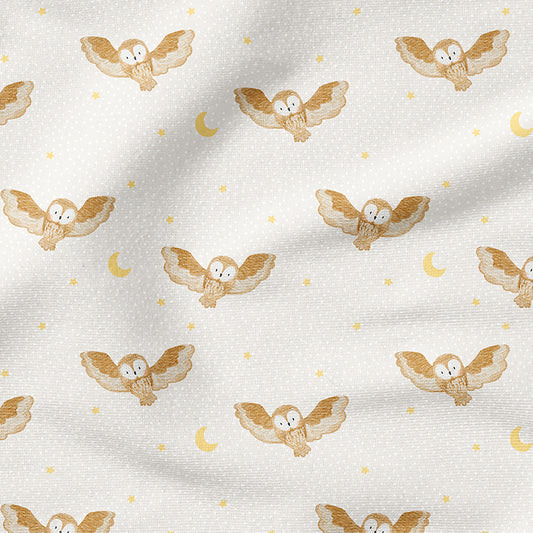 0.5m BIO French Terry Little Owl Dotty *VORBESTELLUNG*