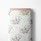 0.5m BIO French Terry Hello Little One rice