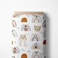 0.5m BIO French Terry Oh my Bear - Regenbogen *VORBESTELLUNG*