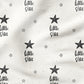 0.5m BIO French Terry Little Star black *VORBESTELLUNG*