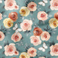 0.5m BIO French Terry Rose Garden teal *VORBESTELLUNG*