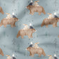 0.5m BIO French Terry Firewood denim *VORBESTELLUNG*