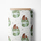 0.5m BIO French Terry You're my world nude *VORBESTELLUNG*