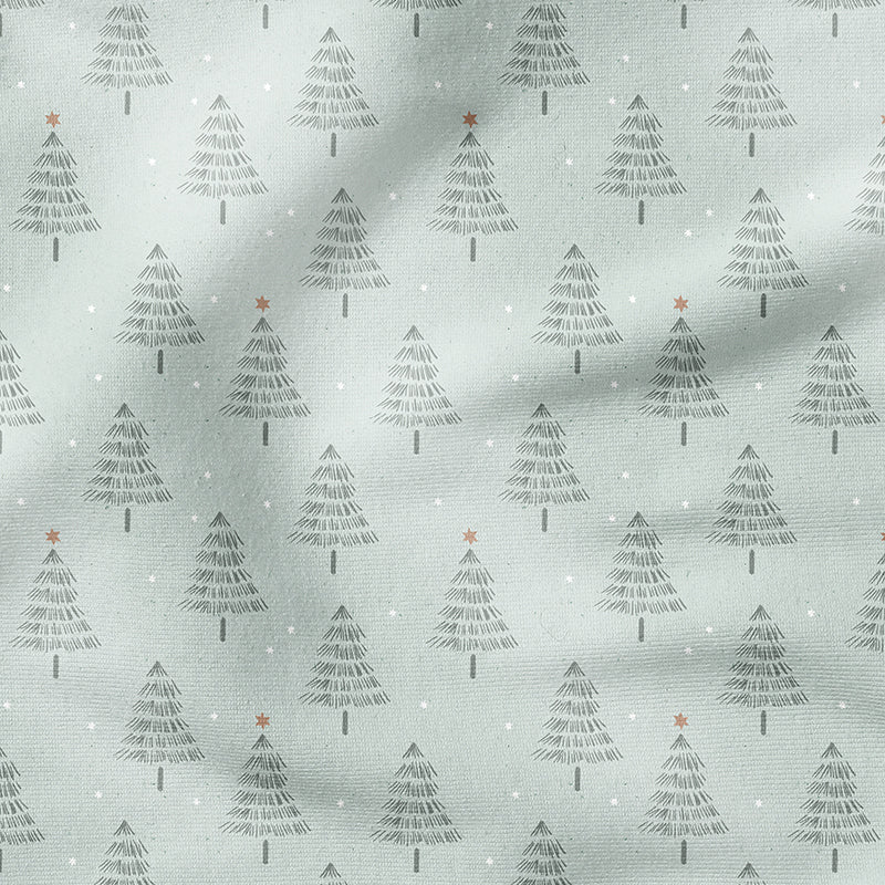 0.5m BIO French Terry Christmas mint *STOFFÜBERSICHT*