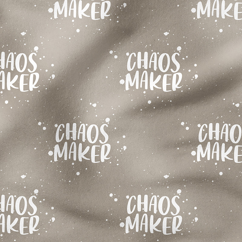 0.5m BIO French Terry Chaos Maker taupe *VORBESTELLUNG*