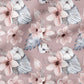 0.5m BIO French Terry Eves Flowers dusty pink *VORBESTELLUNG*