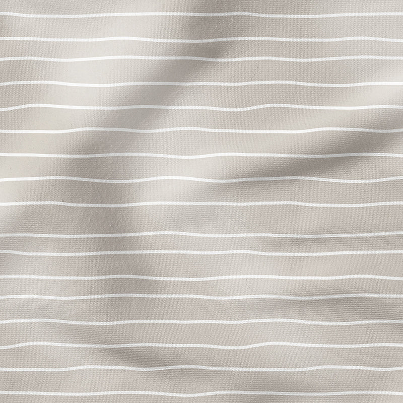 0.5m BIO French Terry Lines sand *VORBESTELLUNG*