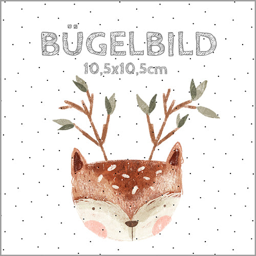 Bügelbild Wild Deer | 10,5x10,5cm
