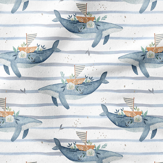 0.5m BIO French Terry Whale Song *VORBESTELLUNG*