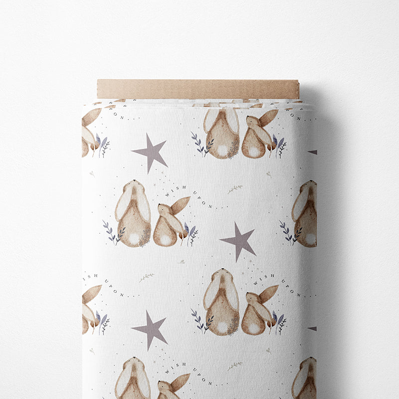 0.5m BIO French Terry Wish Upon White *VORBESTELLUNG*