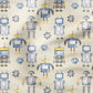 0.5m BIO French Terry Robots dune *VORBESTELLUNG*