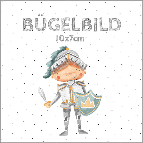 Bügelbild Ritter | 10x7cm