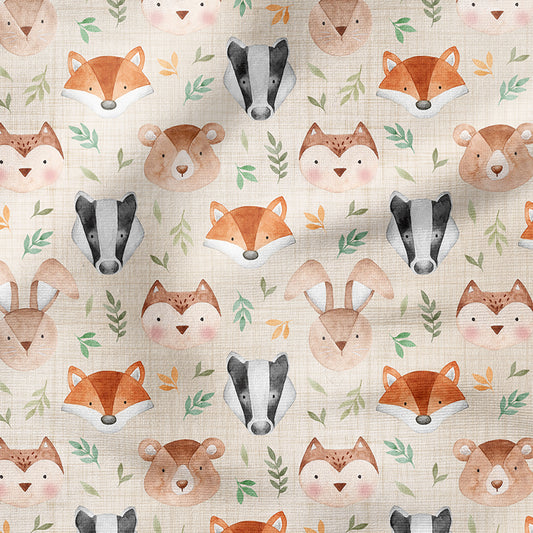 0.5m BIO French Terry Furry Woodland *VORBESTELLUNG*