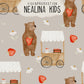 0.5m BIO French Terry Strawbeary Market *VORBESTELLUNG*