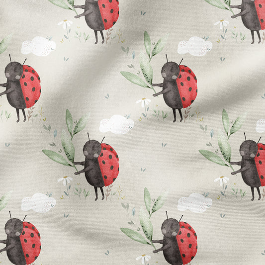 0.5m BIO French Terry Mr. Ruben Ladybug *STOFFÜBERSICHT*