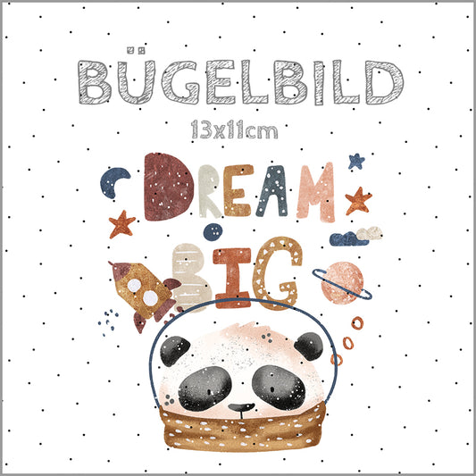 Bügelbild Dream Big | 13x11cm