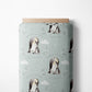0.5m BIO French Terry Pinguin Mama chalk *VORBESTELLUNG*