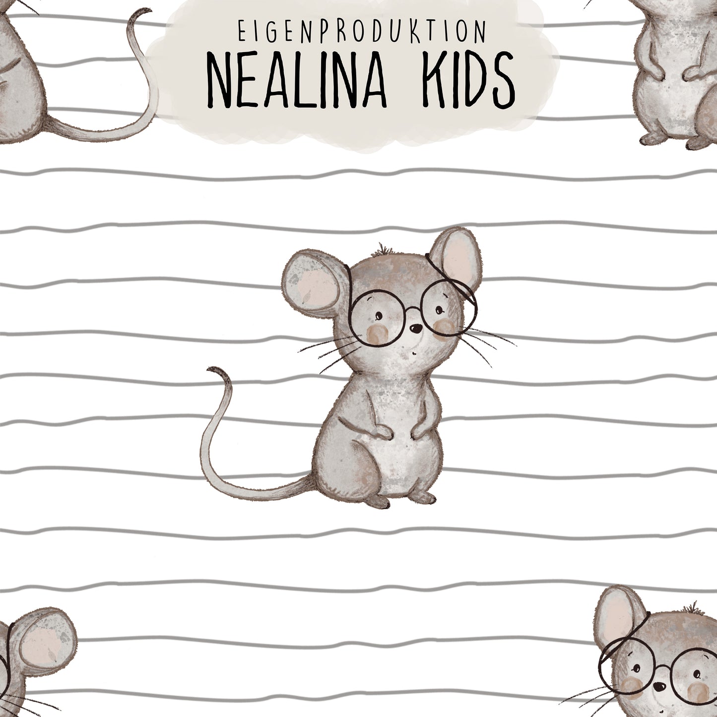 0.5m Biojersey Maus Stripes *COMING SOON*