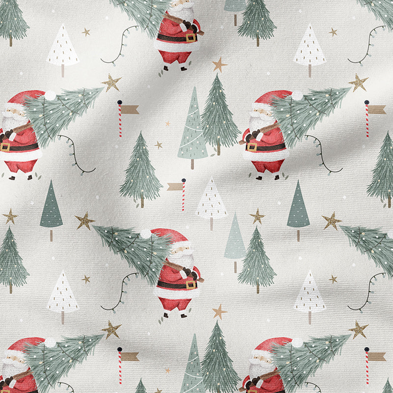 0.5m BIO French Terry Merry Christmas Santa *STOFFÜBERSICHT*