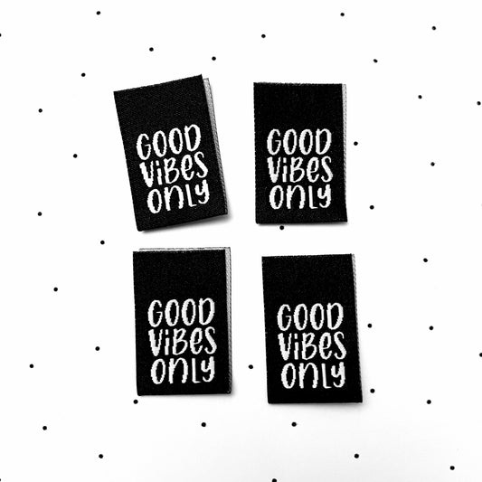 Weblabel Good Vibes Only | 4er Pack